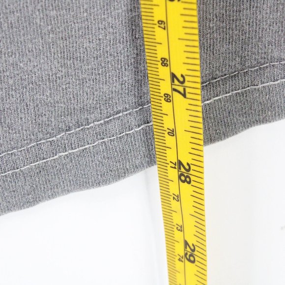 Vintage Authentic Pigment Shirt Mens Gray Short Sleeve Elton John Cotton Large L - Picture 8 of 8